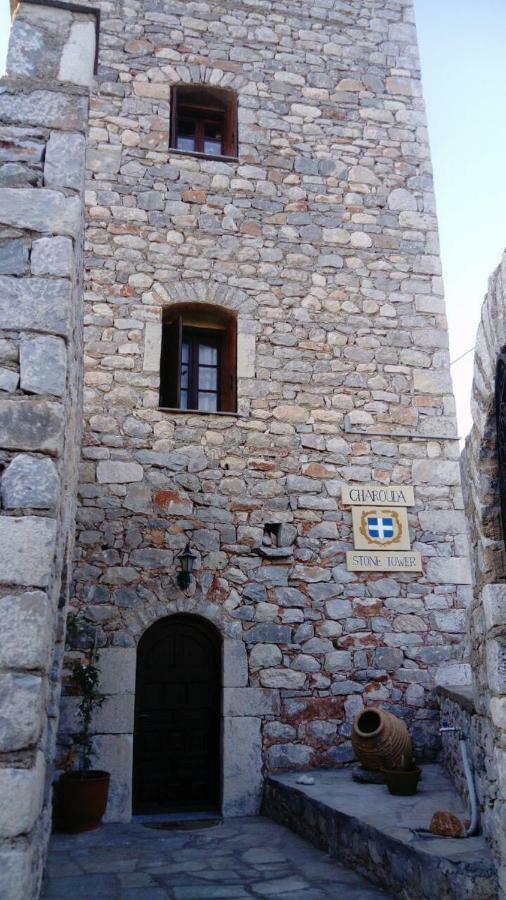 Charouda Stone Tower Apartment Pyrgos Dirou ภายนอก รูปภาพ