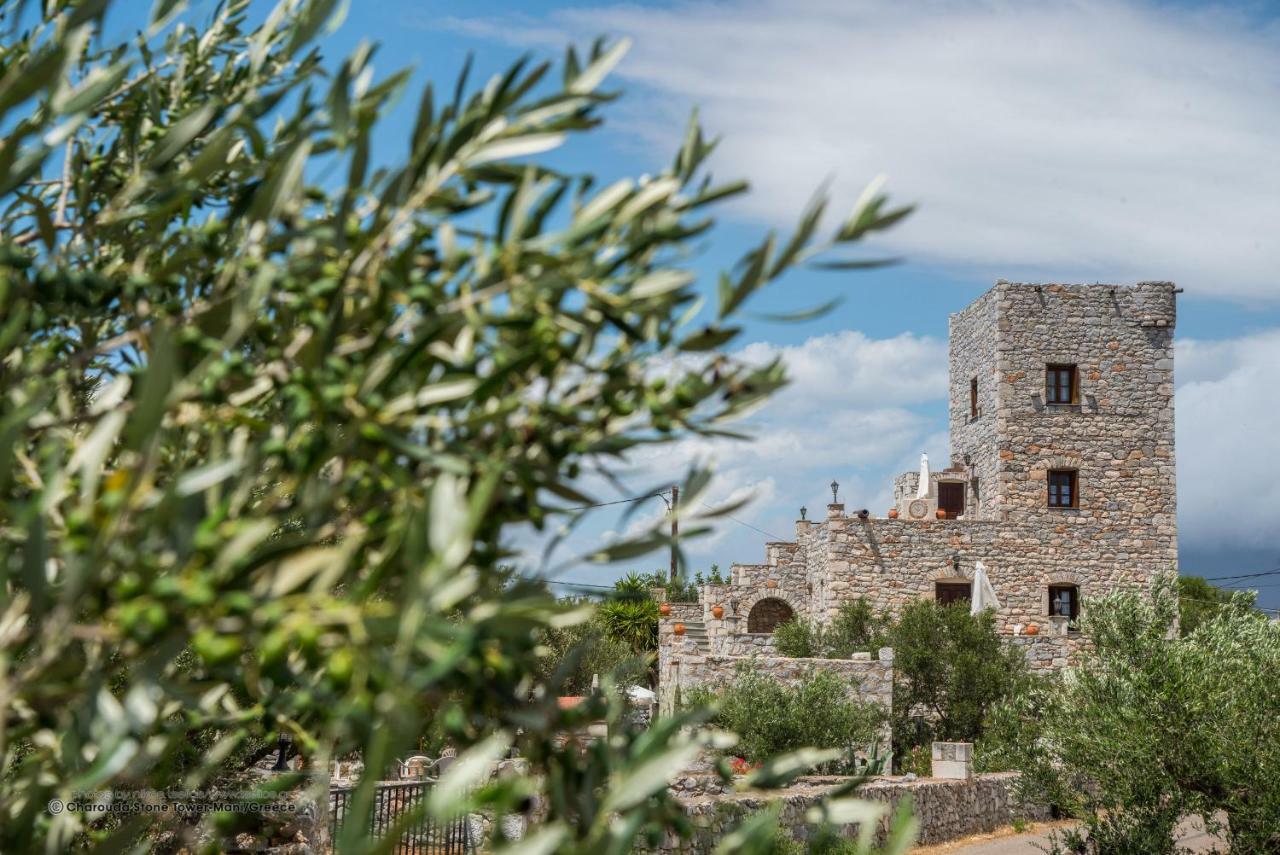 Charouda Stone Tower Apartment Pyrgos Dirou ภายนอก รูปภาพ